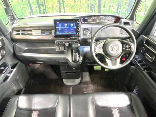 Honda N-BOX Custom Turbocoordinated Electric Sliding Doors On Both Sides Gap Sonar Automatic Cruise Control, Lane Assist, Collision Damage Mitigation System Automatic Lights LED Headlights Smart