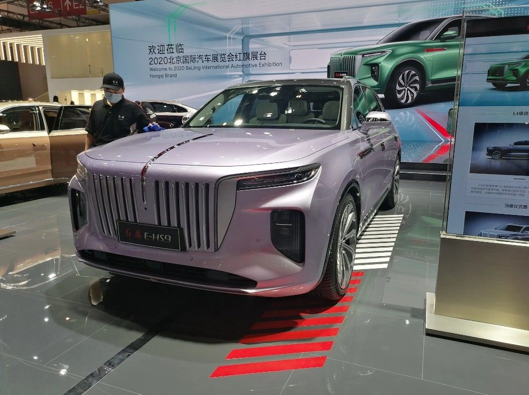 Hongqi E-Hs9 2024 Pure 7 Seats Large SUV Electric Car with Ternary Lithium Ion Battery