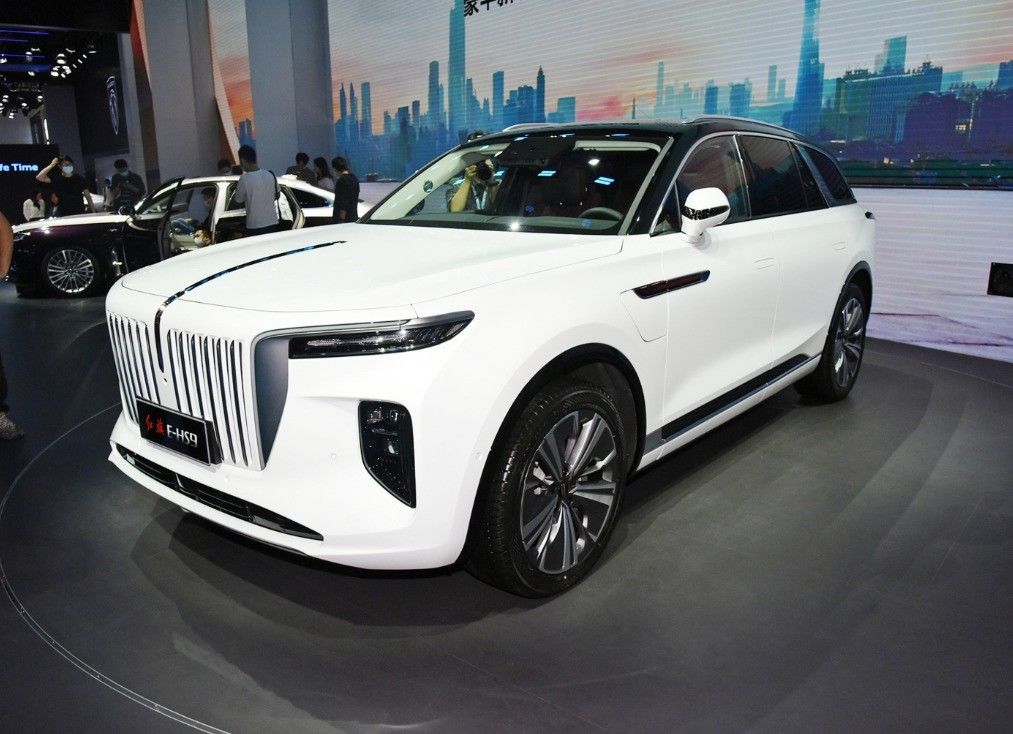 Left Drive 2023 Hongqi Ehs9 H5 7 Seat Electric Car SUV with Ternary Lithium Ion Battery