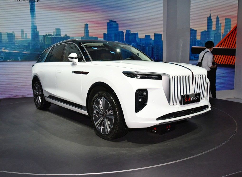 Left Drive 2023 Hongqi Ehs9 H5 7 Seat Electric Car SUV with Ternary Lithium Ion Battery