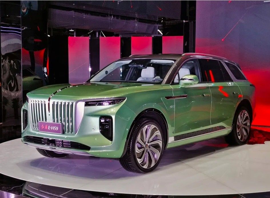 Left Drive 2023 Hongqi Ehs9 H5 7 Seat Electric Car SUV with Ternary Lithium Ion Battery