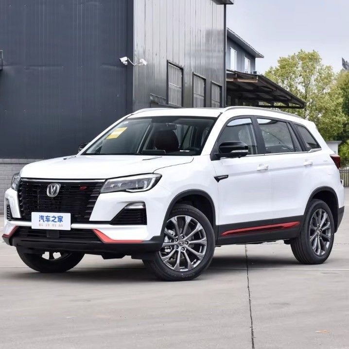 2024 Changan Auto White SUV Gasoline Car with ABS Changan CS75 CS55 CS95 Fuel Vehicles