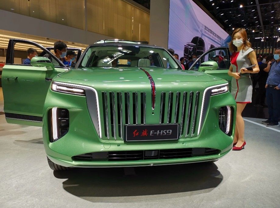 Left Drive Hongqi E HS9 Luxury Private EV Cars 5 Doors 7 Seats SUV Energy Vehicles