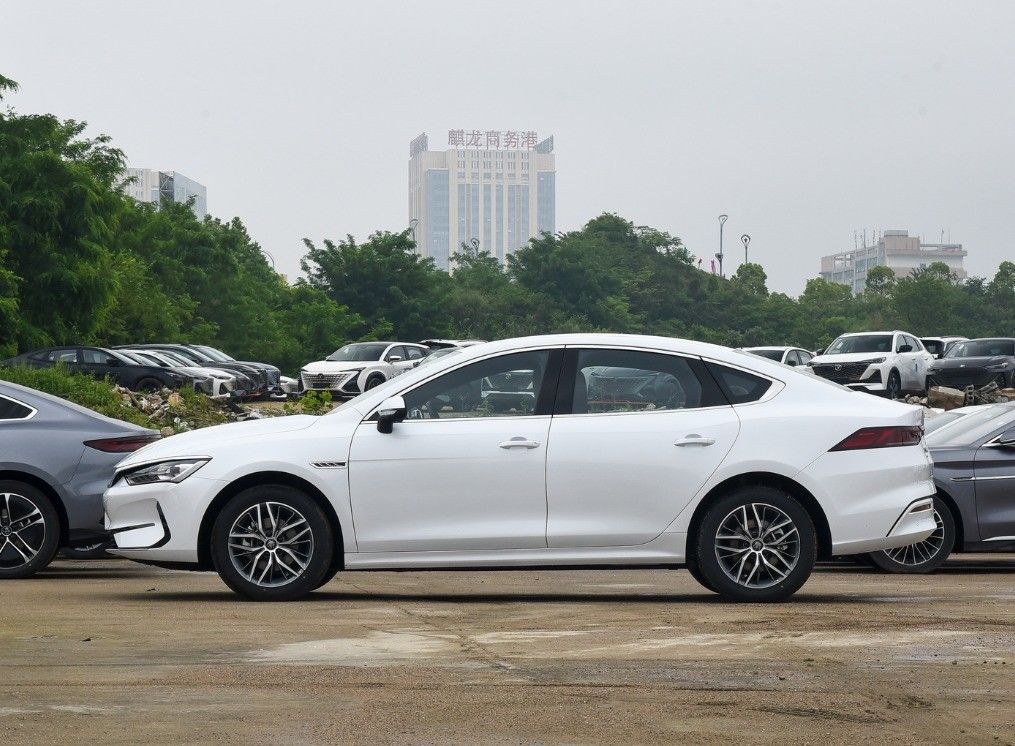 Long-Lasting and Eco-Friendly 2024 BYD Qin Plus EV 600 Electric Car for Ride-Hailing