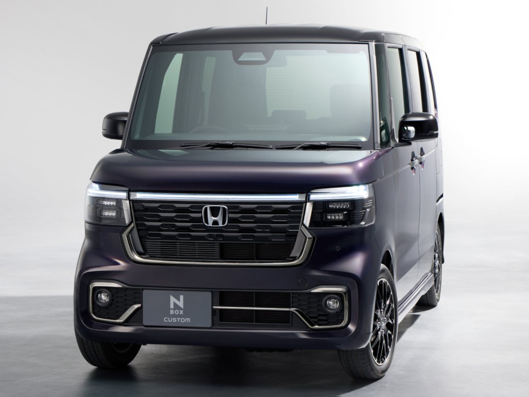 Honda N-BOX Custom Turbocoordinated Electric Sliding Doors On Both Sides Gap Sonar Automatic Cruise Control, Lane Assist, Collision Damage Mitigation System Automatic Lights LED Headlights Smart